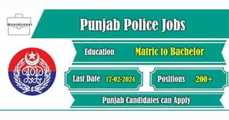 102 Assistant Jobs in Punjab Police