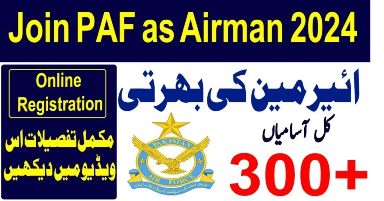 Join PAF 2024 Online Registration Latest Advertisement