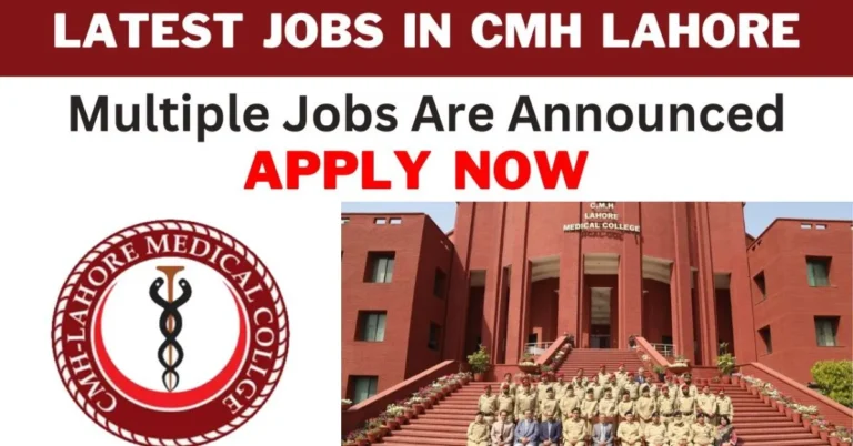 New CMH Jobs in Lahore September 2024